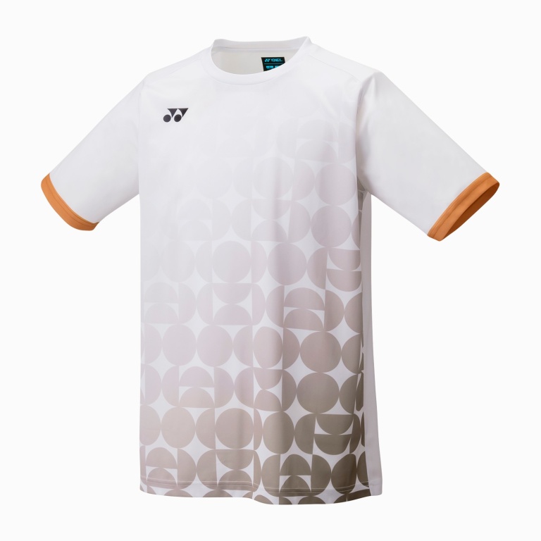 Yonex Sport-Tshirt Practice Graphic Print 16746 (100% Polyester) 2025 weiss Jungen